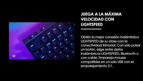 Teclado Gamer Inalambrico Logitech G515 Recargable Luces Negro Inglés Us