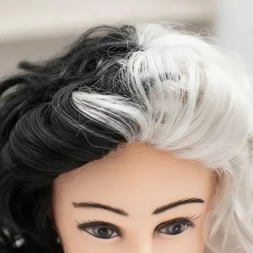 Peluca Halloween Peluca Cruella 101 Dalmatas