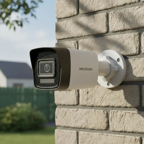 Bullet Ip 2mp Con Micrófono Ip67 Ds-2cd1023g2-liu Hikvision - Blanco