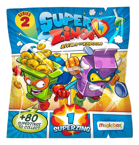 Super Zings Pack Caja 25 Figuras Serie 2 + 1 Botella Serie 3