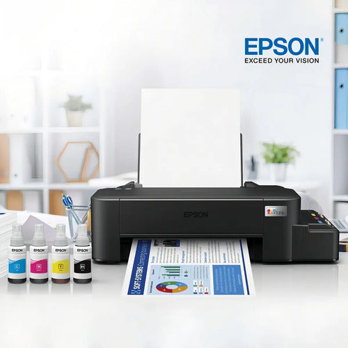 Impresora Simple Función A Color Epson Ecotank L121 Usb 220v Negro