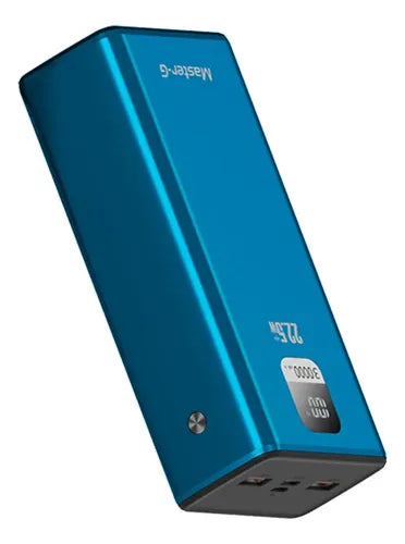 Cargador Portatil Bateria Power Bank Master-g 30000mah 22.5w Azul