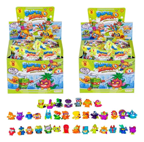 Super Zings Pack 2 Cajas De 25 Figuras Coleccionable Serie 3