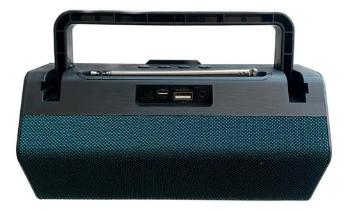 Parlante Potente Con Soporte Función Bluetooth Ts-v6 Verde Oscuro