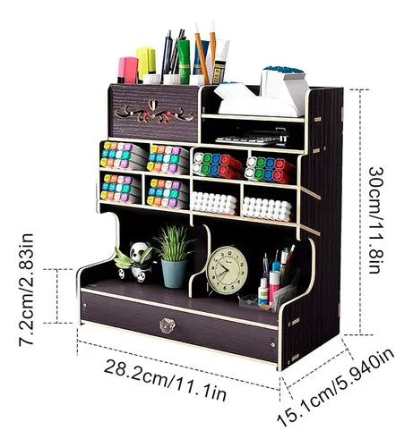 Organizador Lapices Plumones Escritorio Oficina Hogar