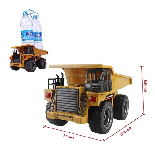 Tracto Camion Truck A Control Remoto Escala 1:18 Señal 2.4g Amarillo