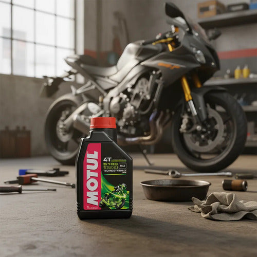 Aceite Motul Aceite Motor 4t 5100 10w30 1l Sintético Motos