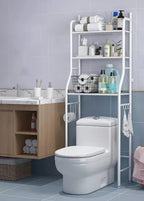 Estante Mueble Organizador Baño 3 Niveles Color Blanco   Blanco