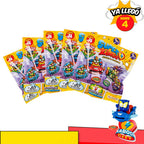 5 Sobres Blasterjet Superzings Serie 4 Original Coleccion