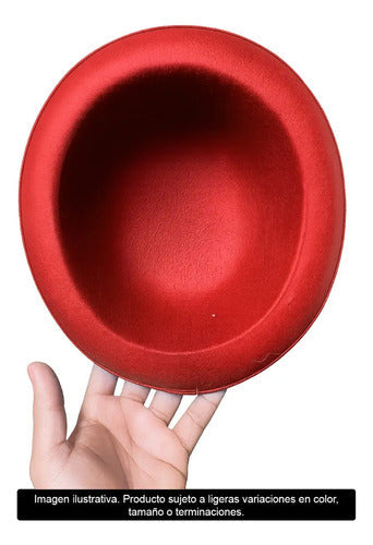 Gorro Sombrero Caporal Danzas Tradicionales Y Fiestas Patria Rojo Estandar Lisa