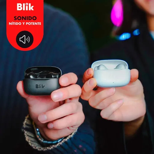 Audifonos Inalambricos Blik Air500 Tws 30hrs Bt 5.4 Enc Ipx4 Negro