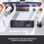 Logitech Mx Mechanical, Teclado Recargable De Alto Desempeño Idioma Español España Color Del Teclado Grafito