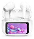 Audifonos Inalambricos Bluetooth Pantalla Táctil Con Anc/enc Blanco