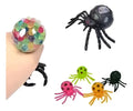 Pack 6 Squishy Antiestrés Araña Slime Blandito Varios Colors Surtido