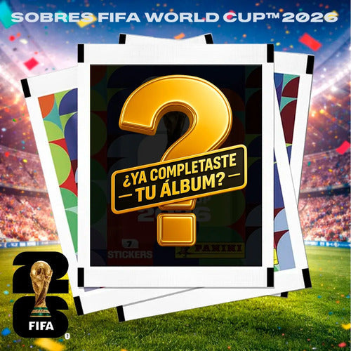 Pack Album + Sobres Fifa World Cup 2026 Original Panini