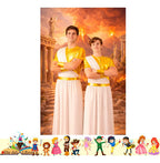 Disfraz Griego Cuentos Infantiles Dia Del Libro Halloween Blanco