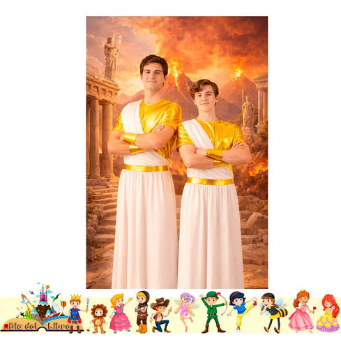 Disfraz Griego Cuentos Infantiles Dia Del Libro Halloween Blanco