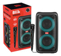 Parlante Karaoke Blik Voice3 Bt 5.3 Radio Tf/sd Tws Rgb 7h Negro