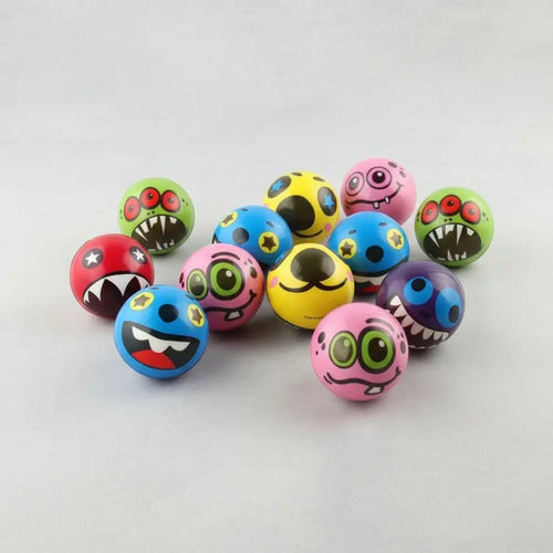 X12 Pelotas Antiestrés Terapia Pelota Espuma Diseño Monstruo