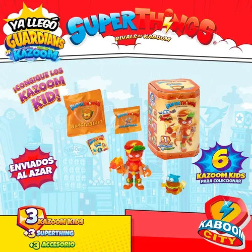 Superthings Guardians Of Kazoom 3 Kid +3 Superthing +3 Accs