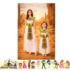 Disfraz Cleopatra Cuentos Infantiles Dia Del Libro Halloween Blanco