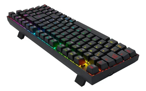 Teclado Mecanico Gamer Redragon Ziggs K669 Rgb Red Compacto Negro Español España