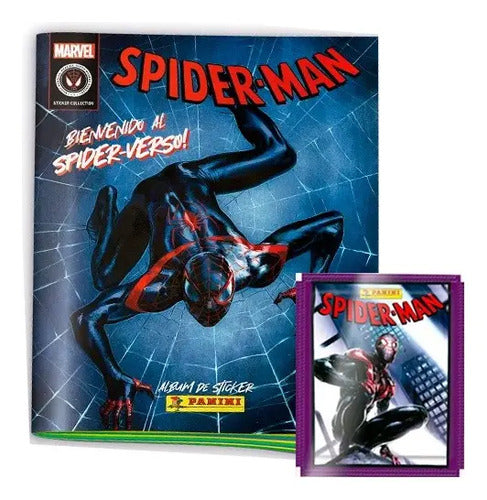 Album Spider- Man Bienvenidos Al Spider Verso + 40 Sobres