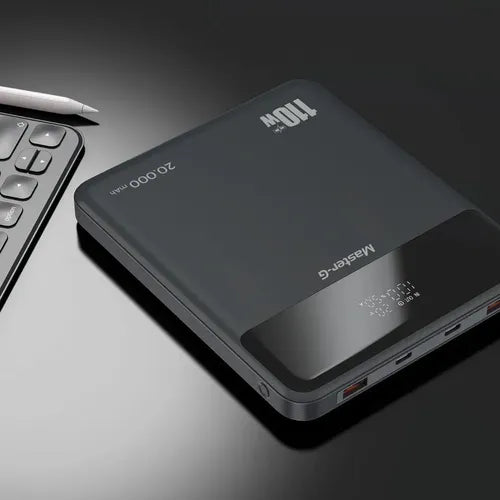 Cargador Slim Portatil Master-g 20000mah 110w Power Delivery Gris