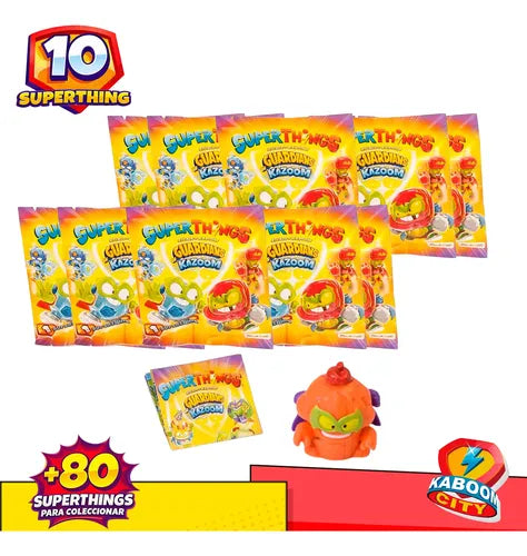Superthings Serie 9 Guardians Of Kazoom 10 Sobres One Pack Superzings Multicolor