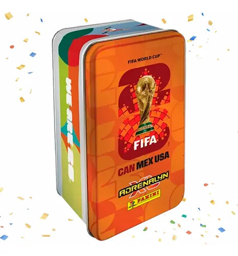 Caja Metalica Fifa World Cup Adrenalyn Xl 2026 Naranjo Adrenalyn Xl