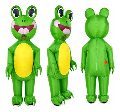 Disfraz Inflable Sapito Rana Halloween Fiestas Adultos Inflable Sapito 160-190 Adulto