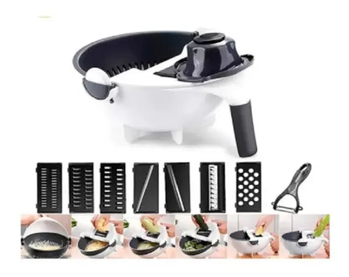 Rallador De Verduras 13 En 1 Cortador Vegetales Escurridor
