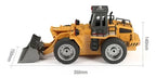 Camión Caterpillar A Control Remoto Realista 1:18 Señal 2.4g Amarillo