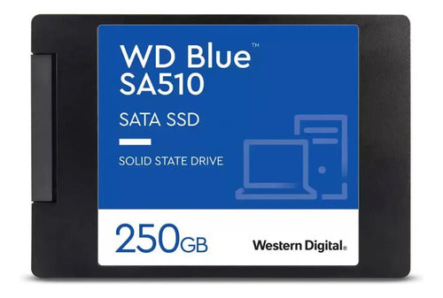 Disco Solido Ssd Interno Wd Blue Sa510 250gb 6 Gb/s 555mb/s Azul